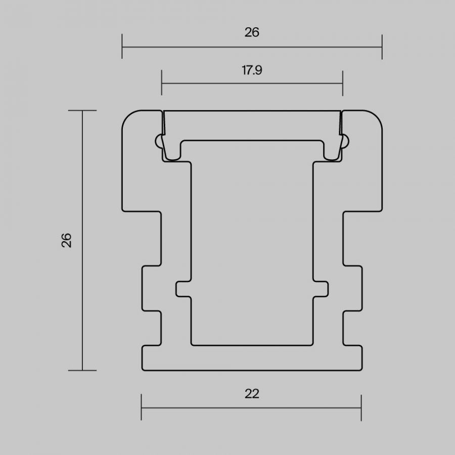 Профиль Led Strip 636016