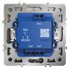 Выключатель встраиваемый VOLTUM S70 для жалюзи 10А, (шелк)