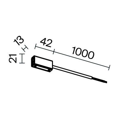 Комплектующие для систем освещения с токоведущими элементами Technical TRA200B-11B-100