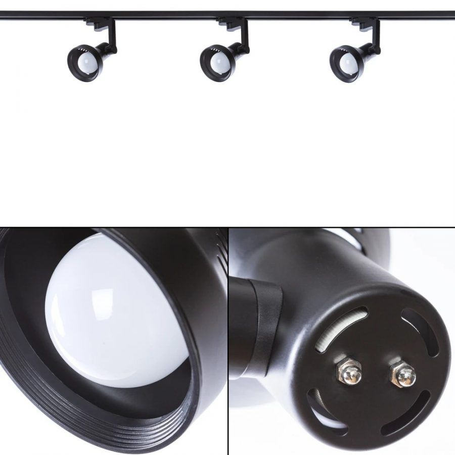 Трековый светильник Arte Lamp NIDO A5109PL-1BK