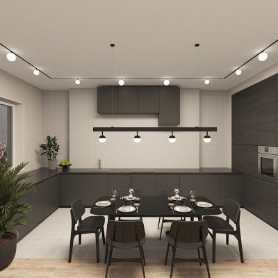 Светильник на шине Denkirs SMART MOON DK8050-BK