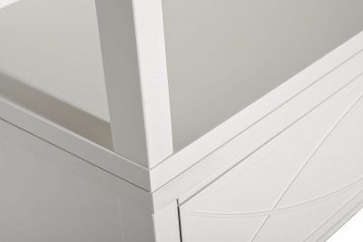 151SV-000022 Шкаф-витрина открытый широкий с консолью с 1-м ящиком