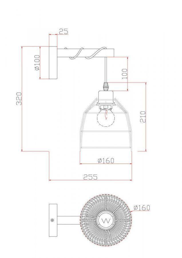Настенный светильник (бра) Freya FR5334WL-01B