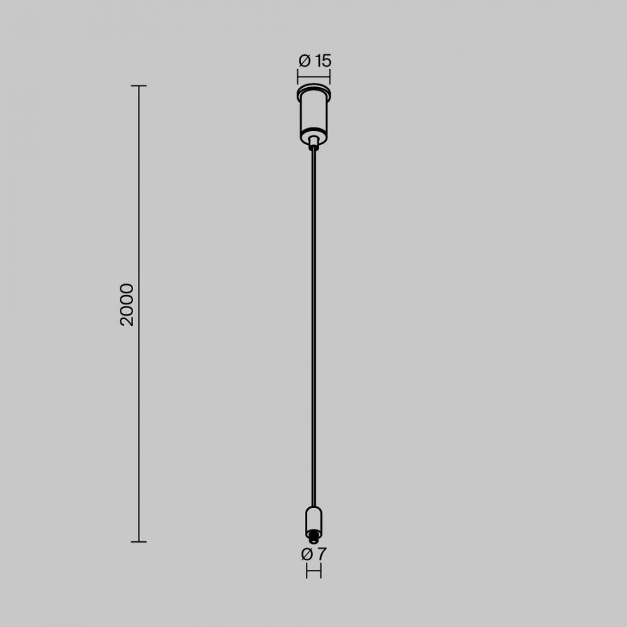Комплектующие для уличной трековой системы Outdoor O-TR002-PB-H2M