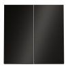 Клавиши для выключателя/переключателя двухклавишного, S70 Metal (антрацит)