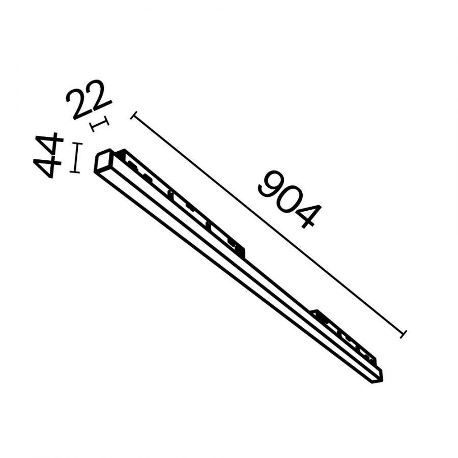 Трековый светильник Technical TR030-2-30W3K-B