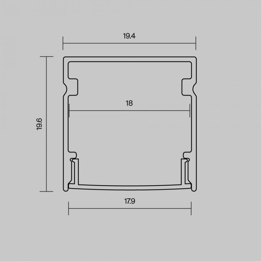 Профиль Led Strip 631015
