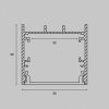 Профиль Led Strip ALM-3535B-S-2M