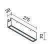 Уличный трековый светильник Outdoor O-TR01-3-S-20WB3K