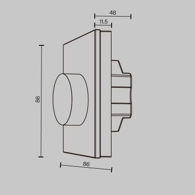 Роторная панель управления Lighting control 731004