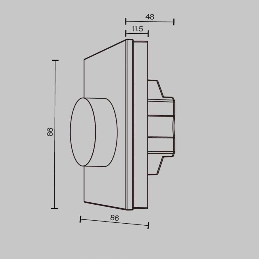 Роторная панель управления Lighting control 711024