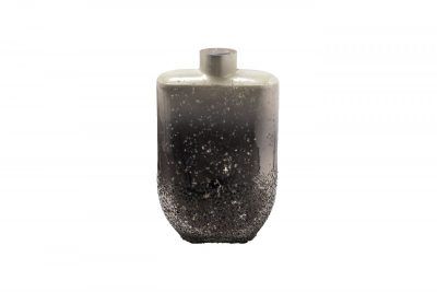 71PN-52209 Ваза декоративная стекл. серо-золотистая 16*9*25см