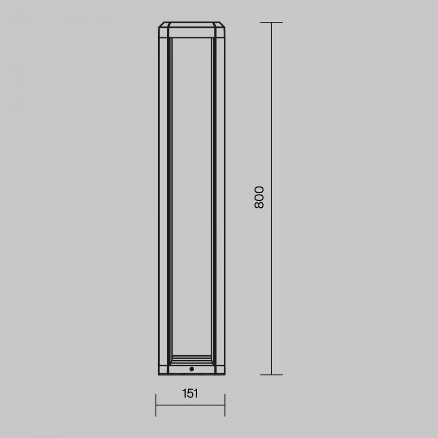 Ландшафтный светильник Outdoor O019FL-L12GR3K
