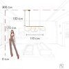 10388P/A Brass Подвесной светильник LOFT IT Thread