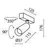 Трековый светильник Technical TR103-4-12WTW-M-W