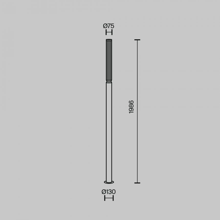 Ландшафтный светильник Outdoor O593FL-L20BR3K