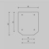 Комплектующие для профиля Technical TRA034MPEC-21S(N)