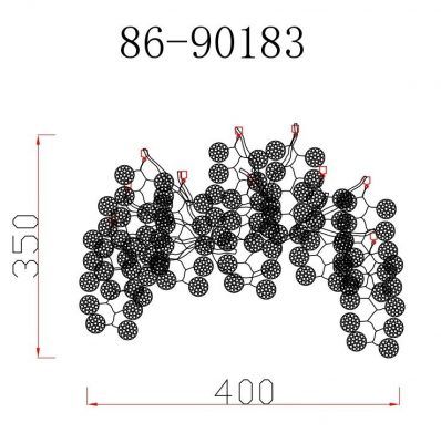 86-90183 Бра Тенера (Tenera) 40*35 см, металл цвет золото