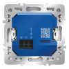 Выключатель встраиваемый VOLTUM S70 карточный 16А, (белый глянцевый)