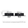 Точечный встраиваемый светильник Arte Lamp TARF A2168PL-2BK