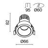Встраиваемый светильник Technical DL115-10W-4K-W