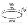 Трековый светильник Technical TR153-1-10W3K-B
