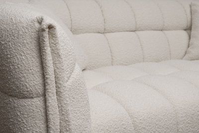 Диван двухместный Прато(GD/Prato) букле экрю Orso-ECRU 204*106**75см