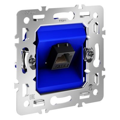 Механизм розетки компьютерной RJ45 кат.6, S70