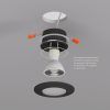 Влагозащищенный светильник Denkirs FACET DK3016-BK