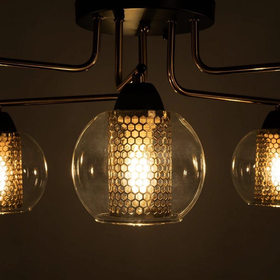Потолочная люстра Arte Lamp MANCHESTER A7045PL-6BK