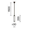 Уличный трековый светильник Outdoor O-TR01-1-P-8WB3K