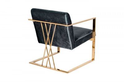 GY-AC8056GOLD-GR Стул велюр зеленый/золото 66*72*82,5см