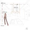 10388P/C Brass Подвесной светильник LOFT IT Thread