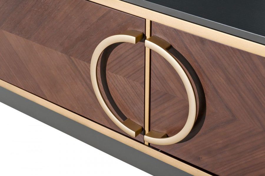 151SV-10002 Консоль шпон 2 ящика 120*80*35см