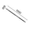 Светильник Technical C101CL-L1000-24W3-6K-B