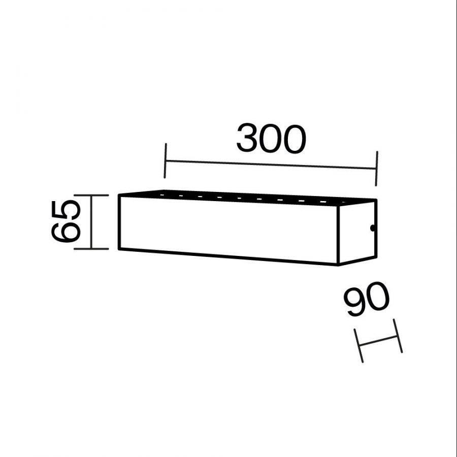 Уличный настенный светильник Outdoor O428WL-L10B3K