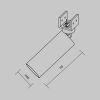 Уличный трековый светильник Outdoor O-TR01-1-S-8WW3K