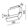 Трековый светильник Technical TR013-2-10W4K-B