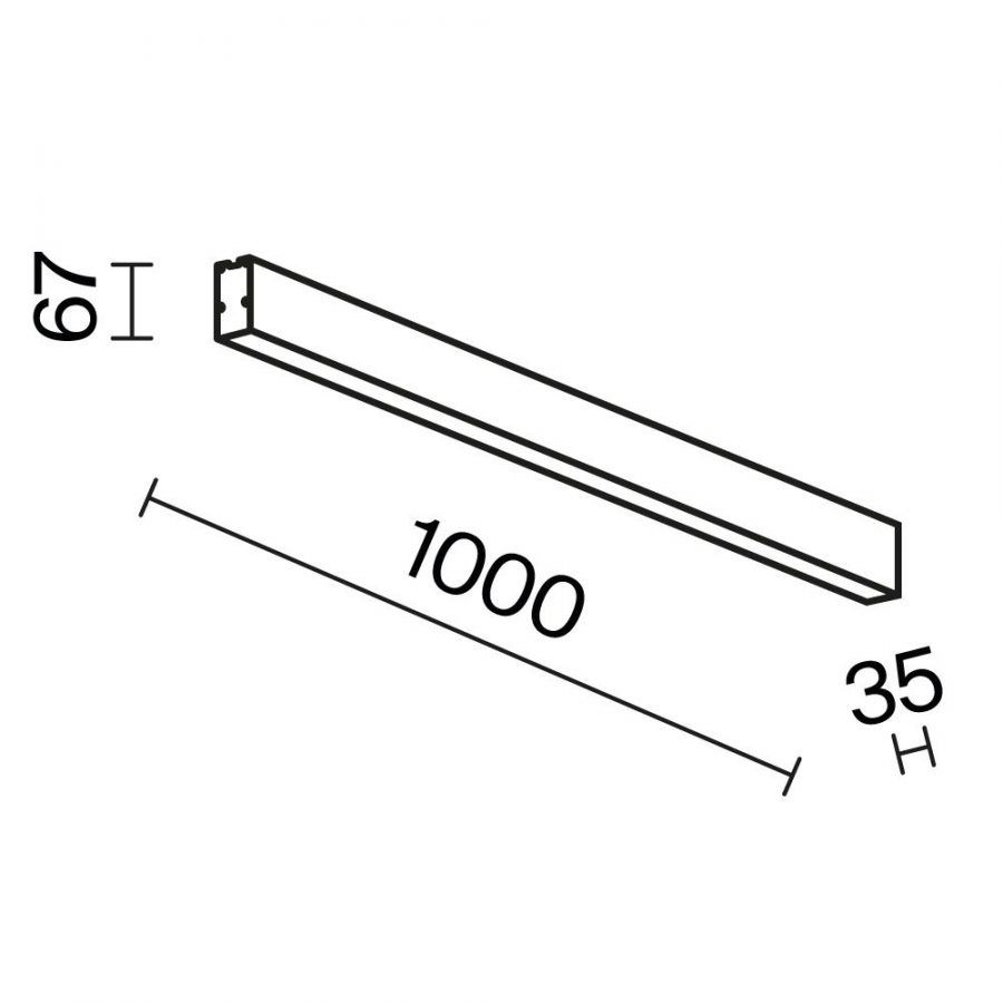 Линейный светильник Technical LL311044
