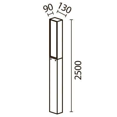 Садово-парковый светильник Outdoor O470FL-L40GF3K