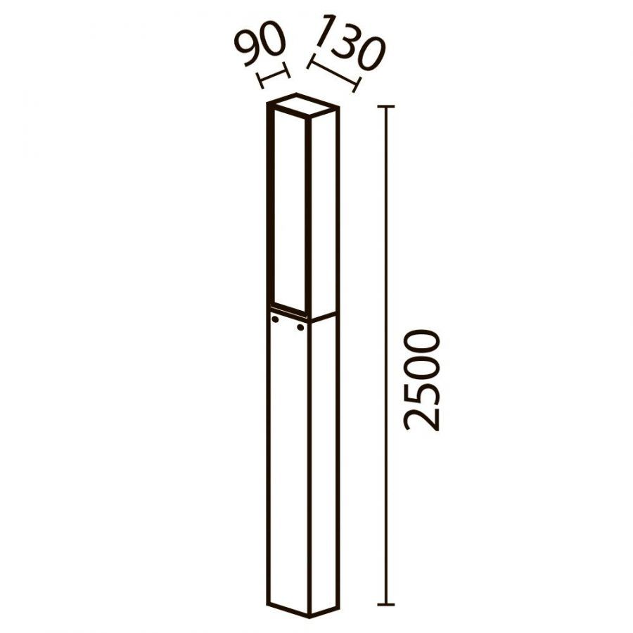 Садово-парковый светильник Outdoor O470FL-L40GF3K